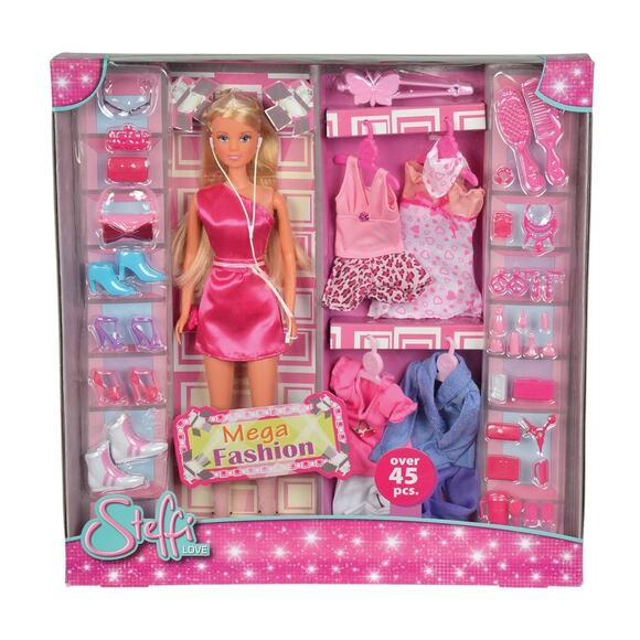 Simba Toys Steffi Love Mega Fashion Over 45 Pieces Playset NEW - Picture 1 of 4